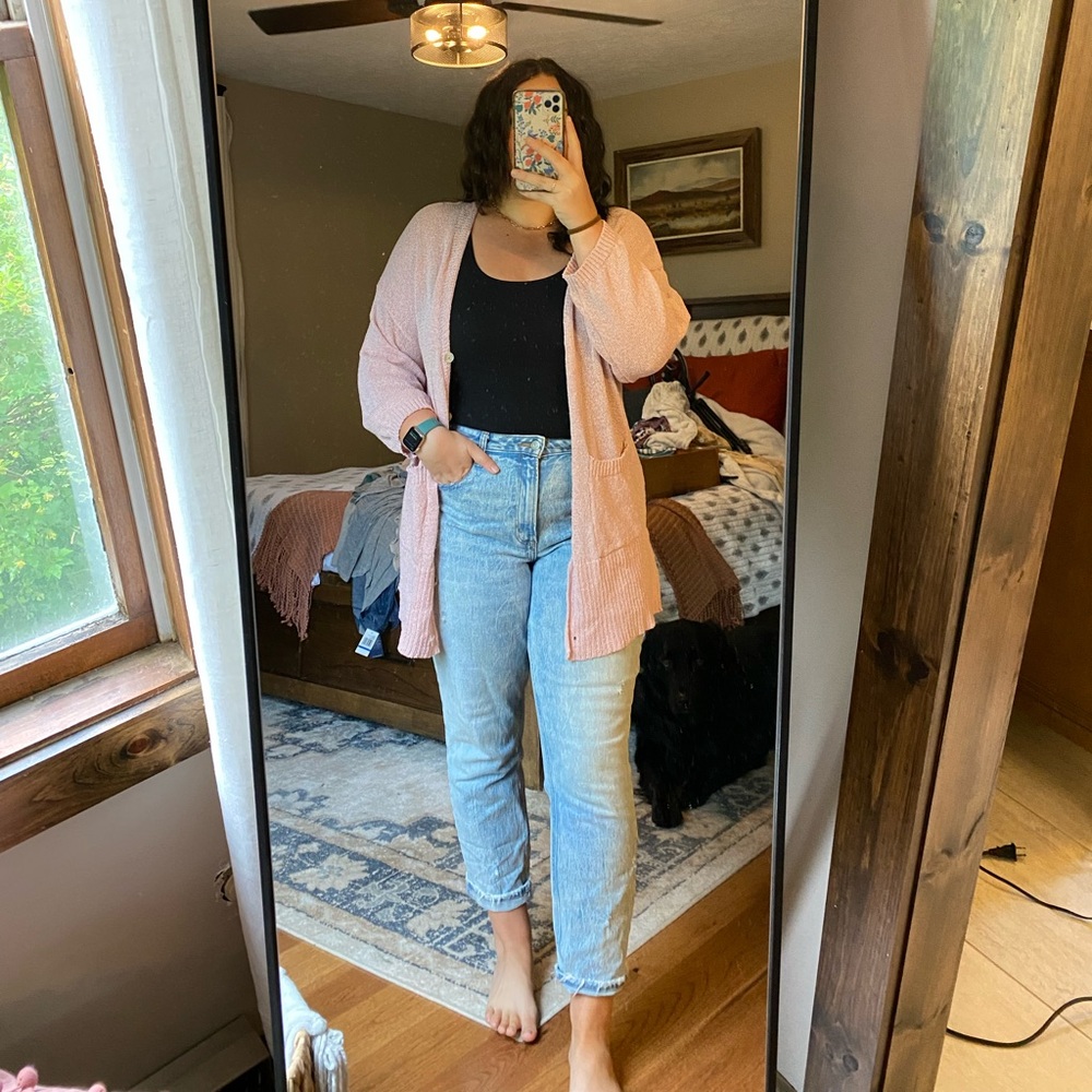 Pink Cardigan